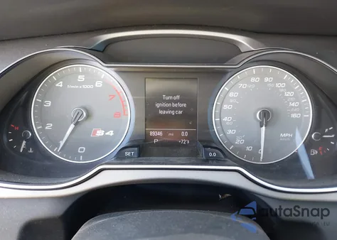 2013 Audi S4 3.0T Premium Plus z USA, uszkodzony, nr VIN WAUBGAFL0DA100527